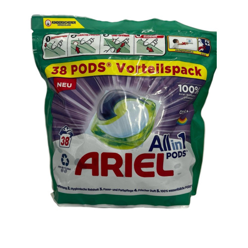Капсули за пране Ariel All in One Color + Pods 38броя | Procter and Gamble